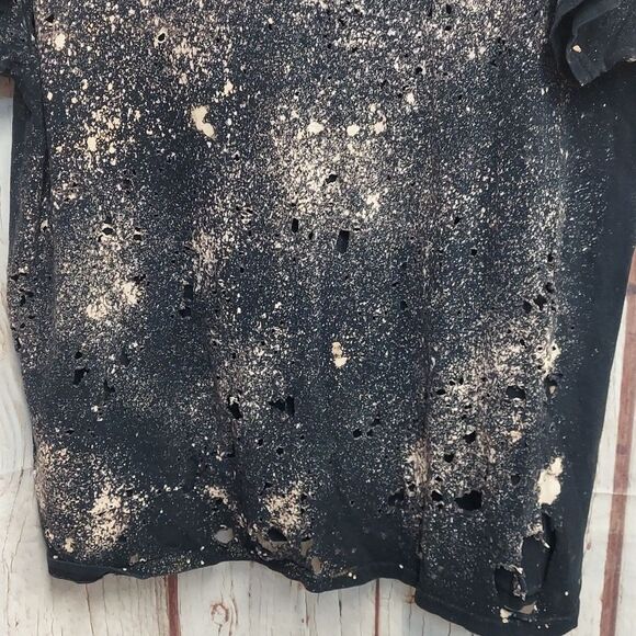 Frankenstine & Bride Handmade Grunge Custom Bleach Tee TShirt - Picture 5 of 10